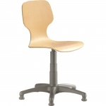 Drehstuhl mit Gaslift, höhenverstellbar 39-52 cm, feststehend, 